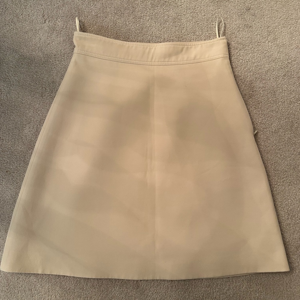 Gucci Cream A Line Skirt - Size 38